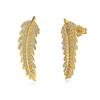 Pendientes de plata de ley S925 de lujo, ligeros y de alta gama, con exquisito diseño de plumas para mujer, elegantes y modernos, de plata lisa y simétrica.