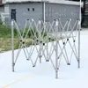Tenda dobrável de quatro cantos off-white para uso externo, abrigo contra sol e chuva fácil de abrir, tenda para montar barracas, exposições e eventos publicitários