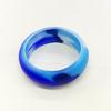 Anel de Silicone Largo de 8mm Camuflagem Dourado e Prateado Anel Masculino Anel de Casal Aliança de Casamento Presente de Natal e Dia dos Namorados