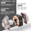 Motor de Refrigeración para Refrigerador Motor de Congelador Asíncrono de Polo Sombreado Ventilador Ventilador de Refrigeración del Compresor Accesorios para Refrigerador 25/40W