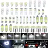Kit combinado de LED para coche 42 Piezas T10 luz indicadora de posición luz de matrícula luz interior de puerta de doble punta
