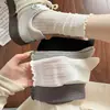 Calcetines para Mujer, Estilo Delgado de Verano, Nuevo Modelo 2026, Calcetines Blancos de Media Pantorrilla, Estilo Primavera, Calcetines Holgados, Estilo Coreano, Malla, Transpirables, Absorbentes de Sudor
