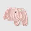 Conjunto de Sudadera para Niñas 2026 Nueva Ropa Infantil Princesa Moderna Bebé Primavera y Otoño Conjunto de Dos Piezas