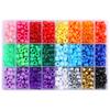 Caja de juego de cuentas de barril de 9 x 6 mm y 32 cuentas sueltas, material para manualidades, pulsera, anillo, pulsera, cuerda, cadena para teléfono móvil, accesorios de joyería