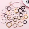 Anillo de Apertura de Resorte de 20-35 mm, Llavero de Anillo de Resorte Universal Redondo, Accesorios para Joyería DIY al por Mayor