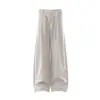 Pantalones Casuales Holgados de Color Sólido con Caída, Estilo Old Money de High Street, Unisex, Gama Alta
