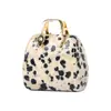 Bolsa de Cristal de Jade 3cm Minibolso Colgante Estilo Ins Adorno Decorativo de Oficina Bolso de Cristal