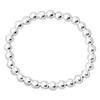 Nalan Abalorios de Plata S925 Abalorios Redondos Abalorios de Transferencia Pulsera Entrelazada de Plata Esterlina Pulsera Sencilla de Abalorios Ligeros Versátil S7427