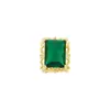 Celebridade Cyber Arte de Unhas Joias de Zircônia Super Brilho Gota d'Água Diamante Quadrado Cor Luz de Luxo Metal Armadura de Noiva Joia de Unha com Diamante Vazado