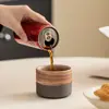 Caneca de café reta de cerâmica grossa xícara de chá doméstica retrô xícara de água para chá pessoal copo de cola de escritório copo de latte copo de café da manhã