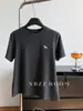 Camiseta Redonda de Manga Corta con Bordado de Caballo Pequeño, Moda y Estilo para Mujer, Ropa Interior Casual Simple, Tendencia Primavera y Verano 2026