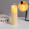 Luz de Vela Electrónica LED, Vela Oscilante Simulada con Control Remoto, Decoración de Luz Ambiental para Bodas y Fiestas, Luminosa
