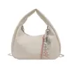 Bolsa Transversal de Ombro para Mulheres, Simples e Estilosa com Design Fresco, Novo Modelo 2026, Cor Sólida, Tendência, Fashion, Corrente Exquisita