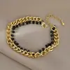Origem transfronteiriça desejo Pulseira de corrente mais vendida da Amazon design de nicho feminino pulseira estilo europeu e americano joia de cristal