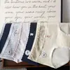 9553 Xadrez Retrô Leve Estilo College Roupa Íntima Infantil Animal de Estimação Amigável Fofo 100% Algodão Respirável Algodão Puro Gancho Estendido 10A