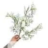 Flores Artificiales, Florales Pequeños de Nardo de Alta Gama y Realistas, Decoración para el Hogar Escandinavo, Adornos de Mesa para Sala de Estar, Flores Artificiales al por Mayor