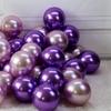 Globos metálicos de 10 pulgadas al por mayor para fiestas de cumpleaños, decoración navideña, diseño de escena, globos redondos cromados