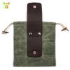 Bolsa de Forrageamento de Lona Encerada Spot Bolsa Dobrável para Coleta Acampamento ao Ar Livre Bolsa de Armazenamento de Lona para Pendurar na Cintura Bolsa de Selva