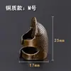 Dedal de Bronce Soporte para Dedos Herramienta para Coser a Mano Dedal Dedal Dedal Doméstico para Dedos Aro de Dedal Suelto Ajustable