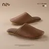 Chinelos de Algodão Macios Antiderrapantes Silenciosos para Casa à Prova d'Água e Resistentes a Manchas Chinelos de Algodão para Casal Baotou Com Forro de Lã Quente Mop de Chão
