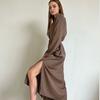 Pijama Novo de Estilo Europeu e Americano, Solto e Confortável, para 2026, Pijama de Verão Fino, Atacado de Roupa de Casa Feminina para Venda Transfronteiriça