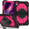 Funda Protectora de Silicona para Tableta Samsung Tab S11 Compatible con Amazon, con Bloques de Color, Soporte Tres-en-Uno y Correa para el Cuello en Stock
