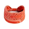 Faixa de Cabelo Colorida Retrô Europeia e Americana Castanha Padrão Paisley Edição Larga Headband Esportes Yoga Headwear Elástico Mulheres