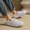 Pantuflas de algodón para mujer para uso en interiores en otoño e invierno, antideslizantes, cálidas y adecuadas para parejas; pantuflas de algodón para hombre, de invierno, silenciosas y resistentes a los olores