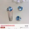 Joyería Explosiva para Manicura Lujo Ligero Producto de Alta Calidad Cuadrado Grueso Apilamientos de Mano Taladrado Acabado Bola de Taladro Red de Celebridades Super Brillante Accesorios para Uñas Completamente de Diamante