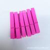 Clip de unión de madera de color primario de 7.3*1*1.8cm pinza de ropa de color mixto creativa clip de madera colorido para ropa