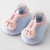 Zapatos Pre-caminantes para Bebé Recién Nacido Otoño e Invierno Forrados de Felpa de Terciopelo de Cordero Gruesos Cálidos Antideslizantes Zapatos de Piso para Niño Pequeño