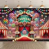 Suministro Exclusivo Transfronterizo de Tela de Fondo para Carnaval Brasileño Modelo Nuevo 2026 Decoración de Escena de Festival Tela Colgante Tela de Decoración de Carnaval