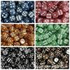 Dados de Resina con Patrón de Perla y Textura de Mármol de 16 mm con Esquinas Redondeadas Dados de Puntos de Mahjong Accesorios para Juegos de Mesa y Juegos de Rol