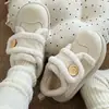 Zapatos de Algodón para Niñas 2025 Invierno Nuevos Zapatos de Terciopelo para Niños Botas de Nieve Calientes para Mujeres de Mediana Edad y Niñas Pequeñas Zapatos Peludos