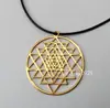 Collar Colgante Merkaba Mano de Fátima Collar Árbol de Sri Fresco y Dulce No