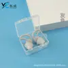Protetores Auriculares de Silicone Macio Formato Nadadeira de Tubarão Isolamento Acústico de Três Camadas Sono Escritório Aprendizado Redução de Ruído Natação Proteção Auricular Protetores Auriculares à Prova d'Água