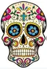 Comercio Exterior México Calavera Pegatina para Coche Festival de Todos los Santos Calavera de Azúcar Mexicana Pegatina A234