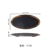 Prato Redondo de Melamina Prato para Churrasco Estilo Coreano Imitação de Porcelana Prato Plano Criativo Huofengxiang Prato de Carne para Fondue Prato de Carne Cortada na Hora