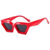 Gafas de sol de tendencia de viaje poligonales europeas y americanas, estilo punk, personalidad de influencer de internet, hip hop, chica guapa, gafas de sol a prueba de rayos UV