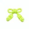Cordão Colorido Dopamina Série Miu Laço Ponto Circular Corda Redonda Trançado à Mão Acessório de Bolsa DIY Pingente