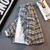 Jaqueta Masculina Vintage Estilo Chanel com Encaixe de Cauda Outono Nova Design Tecido Versátil Camisa de Casal Jaqueta Top