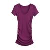 Vestido plisado de manga corta con escote en U profundo para mujer, estilo nuevo, sexy, ajustado, elástico, de verano, estilo Spice Girl.
