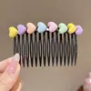 Pente de Cabelo de Frutas Fofo, Pente de Desenho Animado Estilo Coreano, Ferramenta para Organizar o Cabelo, Grampo Doce e Versátil, Acessório de Cabelo Elegante para Crianças