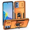 Funda de teléfono moto ventana corrediza soporte de anillo apto para G Stylus 5G 2026 funda de teléfono Motorola