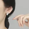 Pendientes de Plata de Ley con Perla de Cola de Pez y Epoxi para Mujer Día de San Valentín Chino Moda Elegantes Pendientes de Perla de Concha Lujo Accesible Joyería para Orejas de Gama Alta