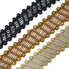 Europa y Estados Unidos transfronterizo nuevo patrón vintage hecho a mano cuerda de cera tejida hebilla cinturón decorativo estilo étnico cuentas de madera cadena de cintura