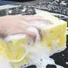 C Esponja de Lavar Carro de Coral de Alta Espuma e Forte Absorção de Água Esponja de Limpeza para Beleza Automotiva Ferramenta de Lavar Carro