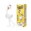 Lámpara de Noche de Pollo Lámpara de Atmósfera para Escritorio Adorno Lámpara de Escritorio de Estudio Venta al por Mayor Luz de Noche de Pollo Caminante Navideño