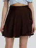 Falda Satinada Línea A de Amazon 2026 Estilo Nuevo Falda Bodycon con Abertura y Lazo, Falda Tallas Grandes que Te Hace Ver Delgado