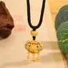 Colgante de Cerradura de Paz Antigua Tradicional de Plata Pura 999, Colgante del Zodiaco Serpiente, Cascabel de Cerradura Dorada Ruyi, Colgante de Lujo Nicho